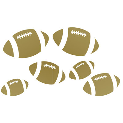Décalcomanie murale footballs