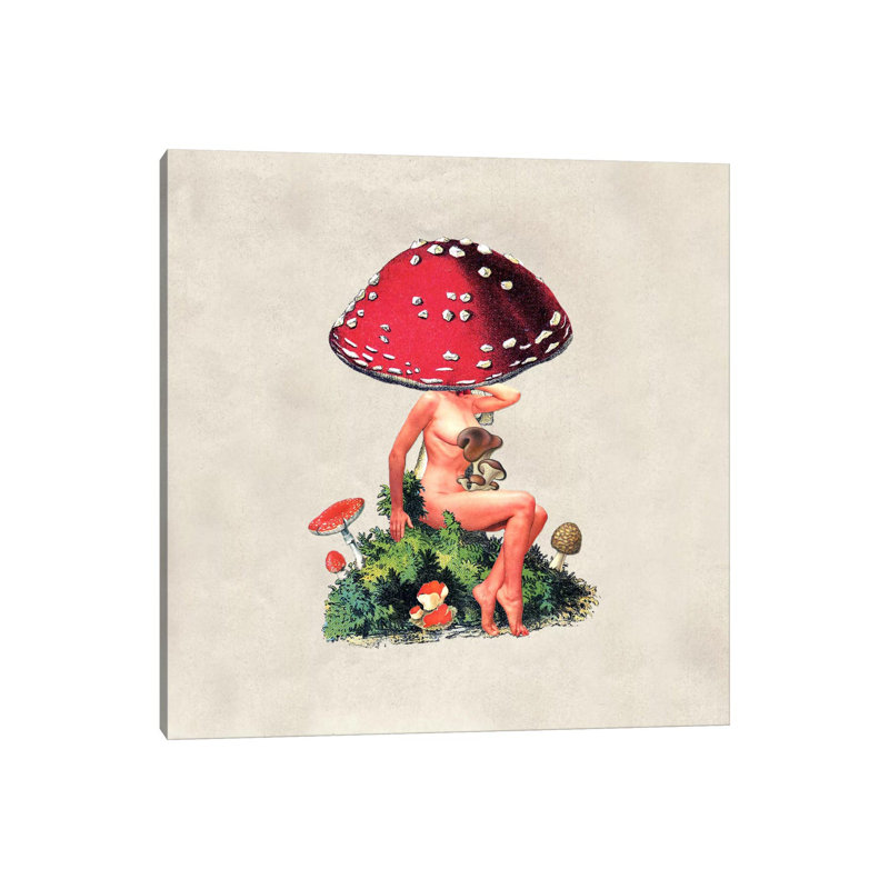 Eugenia Loli - Shroom Girl by Eugenia Loli - Wrapped Canvas Print, 66.04cm H x 66.04cm W