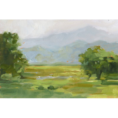 Mountain Backdrop III 1 Piece Wrapped Canvas Painting