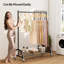109cm Rolling Clothing Rack