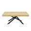 Extendable Metal Base Dining Table