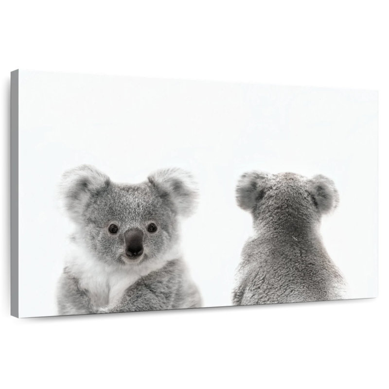 Brampt Koala Front And Back Portrait, 8" H x 12" W