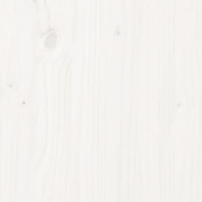 Leyte Solid Wood Bed, white, European Single (90 x 200 cm)