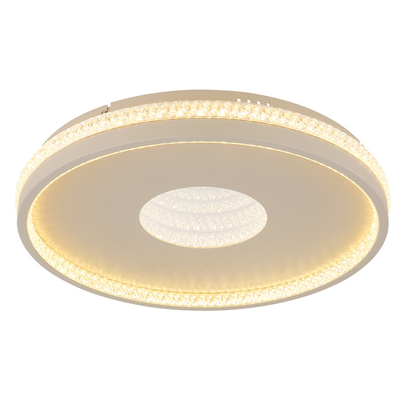 Plastic LED Flush Mount, Satin