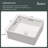 Beslend 15'' Ceramic Square Bathroom Sink