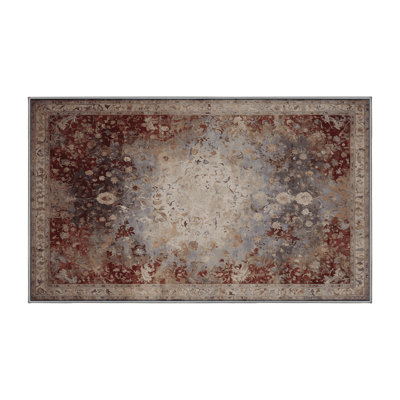 Tapis gris lavable à la machine