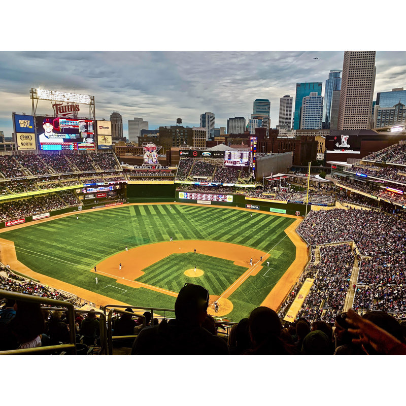 Minnesota du Minnesota, Minneapolis, stade de baseball, parc, baseball, stade,, H 24 po x l 36 po x P 1,5 po