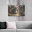 «Garden Courtyard» par Art Fronckowiak - reproduction d'art sur métal sans cadre-3038221