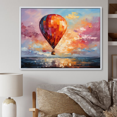 «Colorful Airballoon Views I», reproduction sur toile