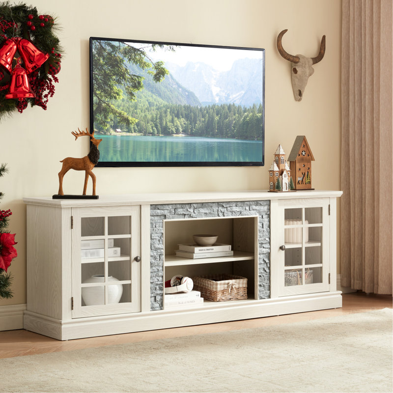 Meuble télé 70 po avec 2 portes et rangement