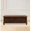 Table basse en bois massif vieilli