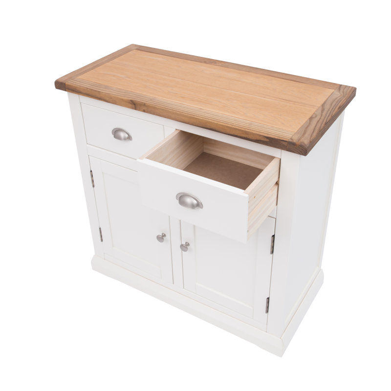 Watson 84cm Sideboard, Off White/Brown