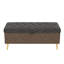 Banc de rangement avec repose-pieds Modern Modern-346240613