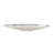 Hurtt Aluminum Metal Sleek Minimalistic Boat Decor Silver Tray