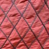 Scada Fabric | Diamond Geometric Silk Fabric | Drapery & Curtain Fabric
