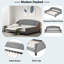 Modern Daybed With Tufted Button And Solid Legs-1175512114
