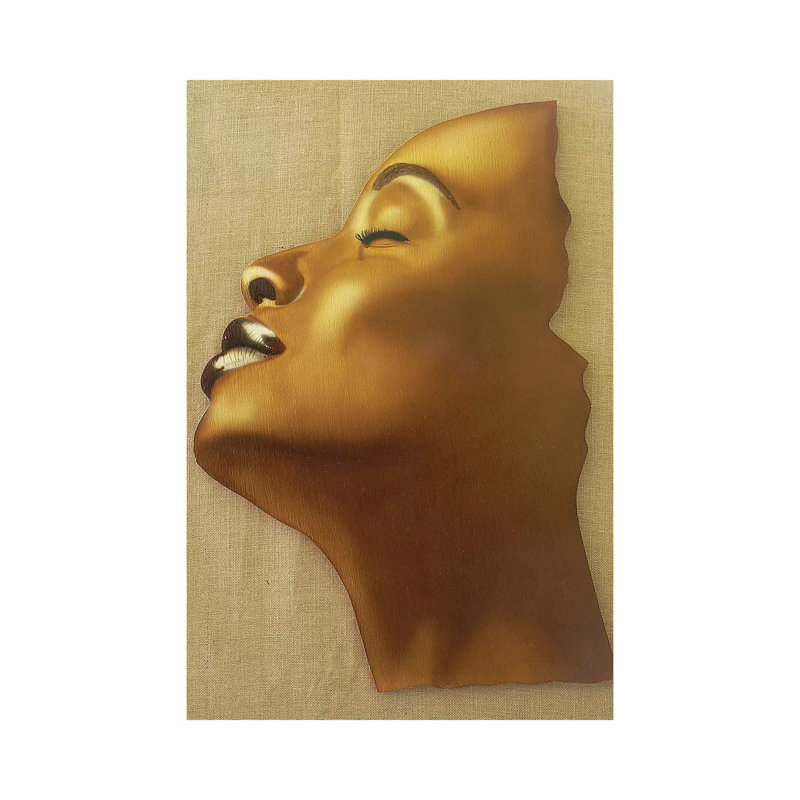 A Subtle Smile by Fred Odle - Wrapped Canvas Painting, 20.32 cm H x 30.48 cm W