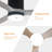 AuraVista 52" Modern 3-Blade Ceiling Fan with Light Kit & Remote Control – Flush Mount for Sleek, Space-Saving Design-123818169-123818167