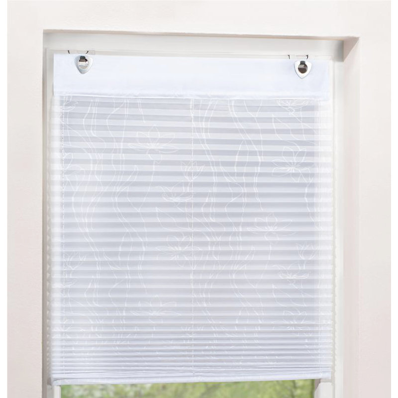 Sheer Pleated Shade, Bordeaux, 80cm W x 140cm L