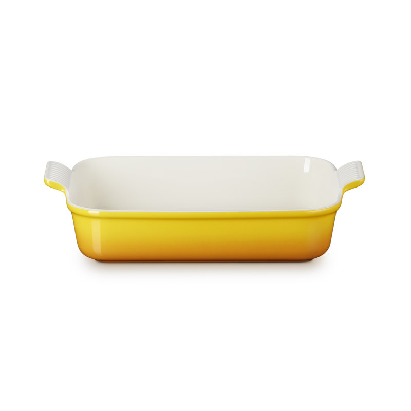 Le Creuset Stoneware Heritage Rectangular Dish, 32cm/3.85L, Nectar