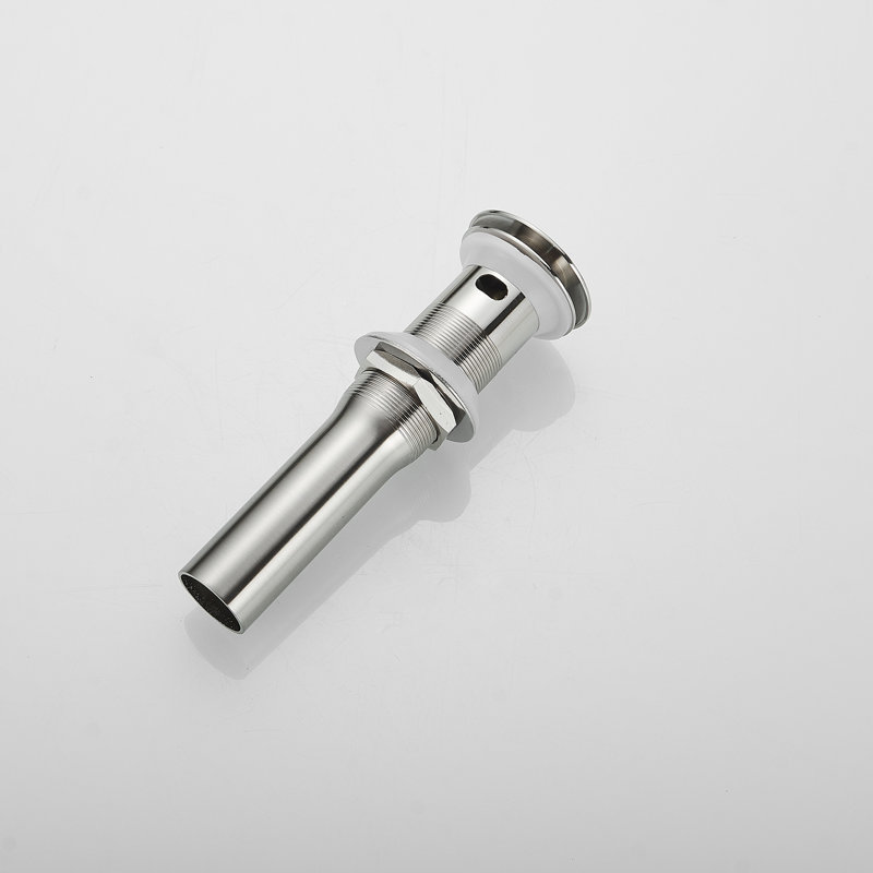 Bathroom Sink Pop-Up Drain With Overflow In Brushed Nickel