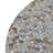 Gray Mother of Pearl Shell Geometric Handmade Mosaic Inlay Living Room Coffee Table with Black Metal Legs, 38" x 38" x 13"-1892332701