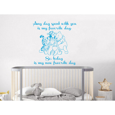 Décalcomanie murale winnie classic the pooh