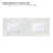 Arbios 60"  Quartz Double Vanity Top with Sink Faucet Holes-92756957