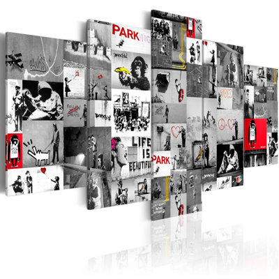 Lariana Banksy Street Crimes sur toile