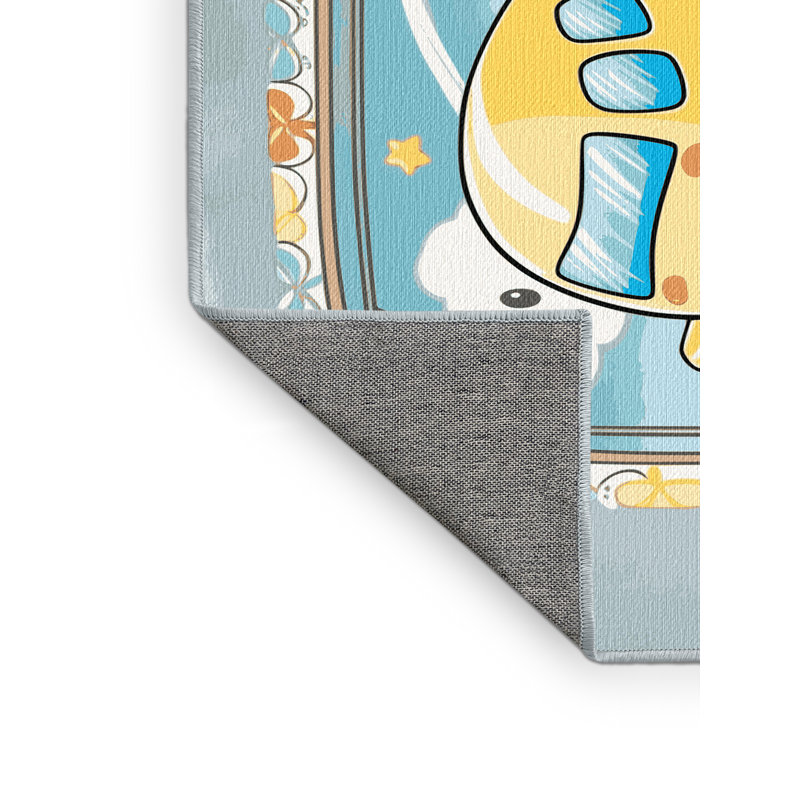 Tapis pour enfants East Urban Home, Rectangle de 5 pi x 8 pi