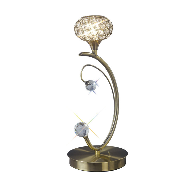 Crystal Novelty Lamp, Gold