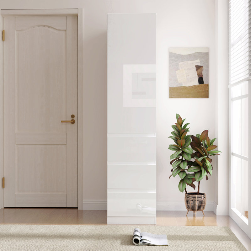 Armoire de rangement pour garde-manger, garde-manger avec portes, tablettes et tiroirs
