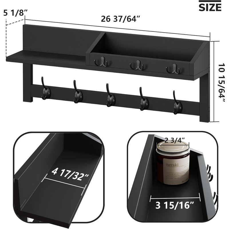 Wall Hooks With Shelves