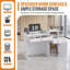 Rectangle Synthetic Laminate Reception Desk