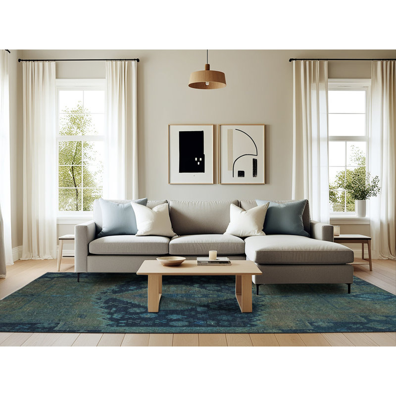 Abstract Indoor Rug, Rectangle 6' x 9'