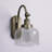 Shauna 8" W Metal 1-Light Swing Arm Sconce with Bell Glass Shade -75002103-75002111-75002105