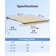 Motorized Retractable Awning with Wind/Sun Sensor, Remote Control and LED Light
