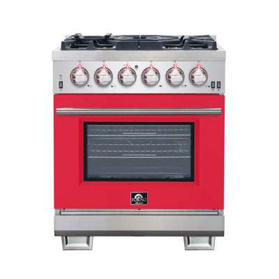 Capriasca 30" 4.32 cu. ft. Freestanding Gas Range
