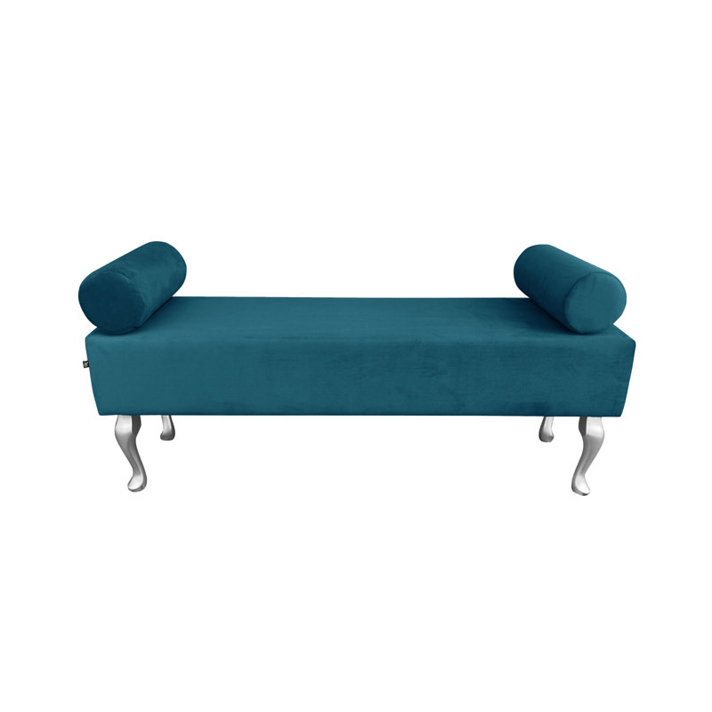 Upholstered Bench, Blue