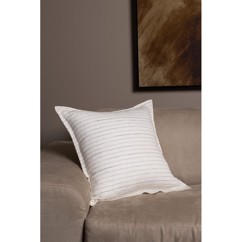 Cambria Linen Square Pillow Cover & Insert