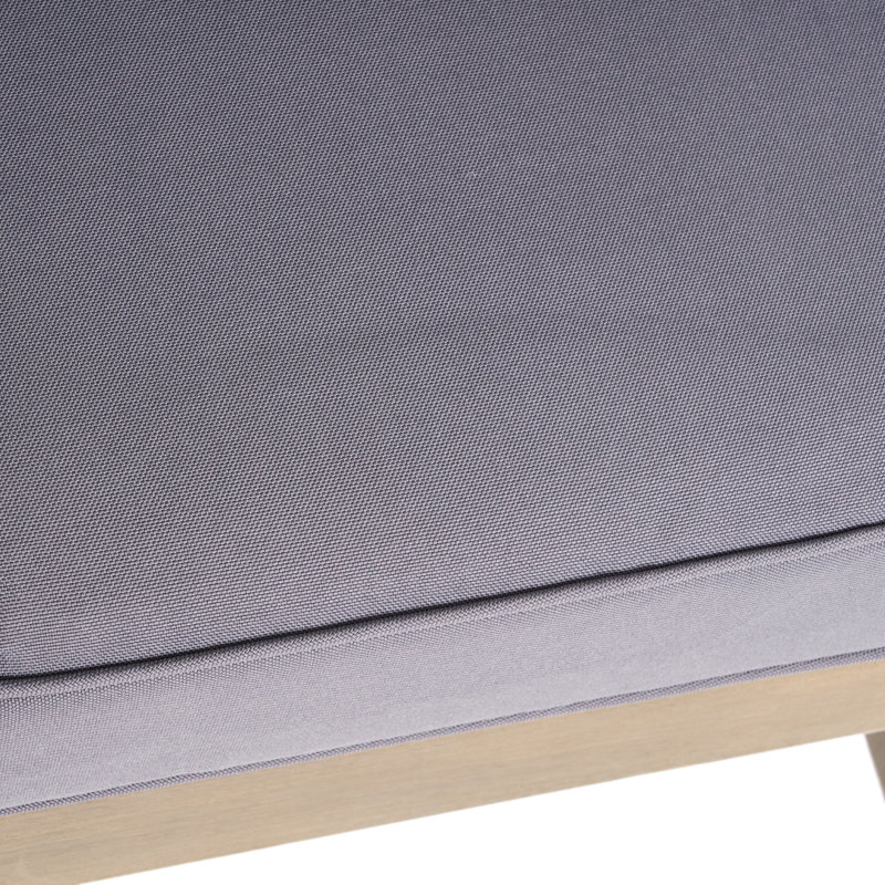 Ensemble de conversation modulaire 9 pièces Carlton, Structure grise / coussin gris foncé