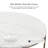 Aureum 35"W Round Genuine Marble Coffee Table with Hammered Metal X-Brace