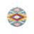 Yellow Geometric Patterned Woven Base Washable Rug-2084405668
