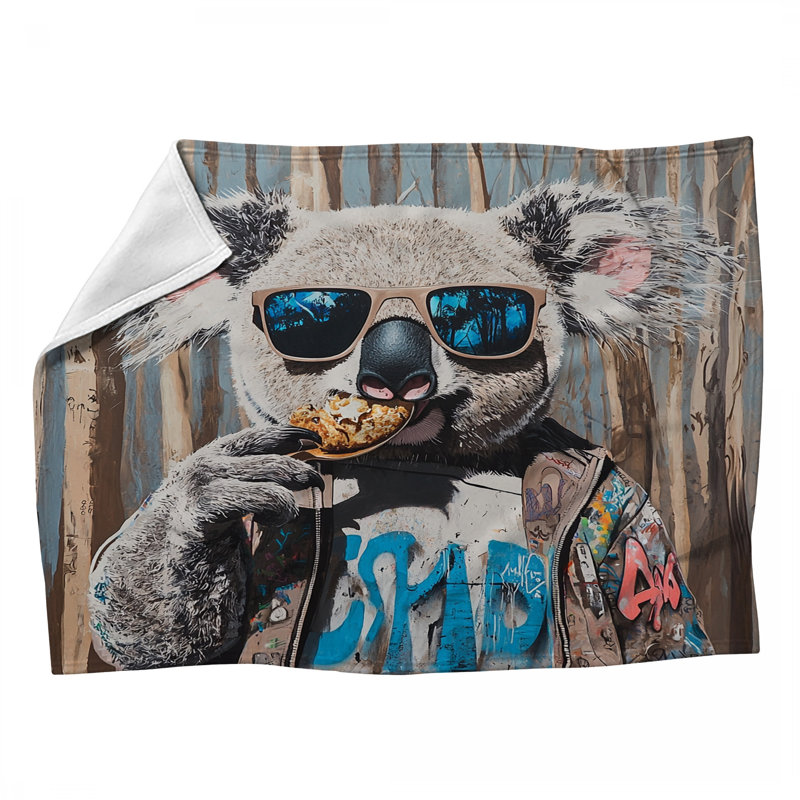 Jeté Cool Koala, L 80 po x l 60 po