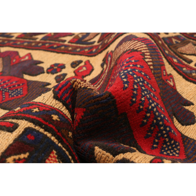 Tapis rouge tadjik 2 pi 9 po x 4 pi 7 po