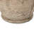 Rustic Green & Brown Terracotta Jar Vase with Four Handles, Pottery-Style Decor