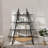 Sailboat-Inspired Bookshelf, 70.87 inch Industrial 4-Tier Open Storage Shelf with Drawer, Wooden & Metal Freestanding Bookcase, Sturdy Display Rack for Living Room, Office & Home Decoration.-1130076225