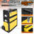 3-In-1 Stackable Tool Box With Wheels, Rolling Hand Case Tool Box Trolley Chest Cabinet With Drawer-1646070592