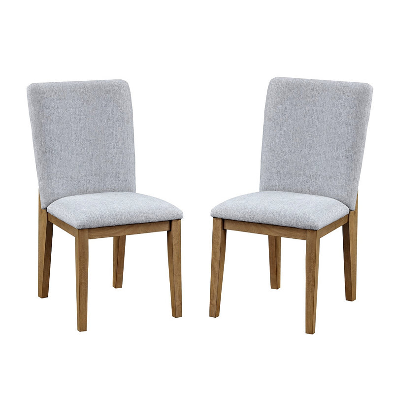 Chaise de salle à manger en lin 19 po