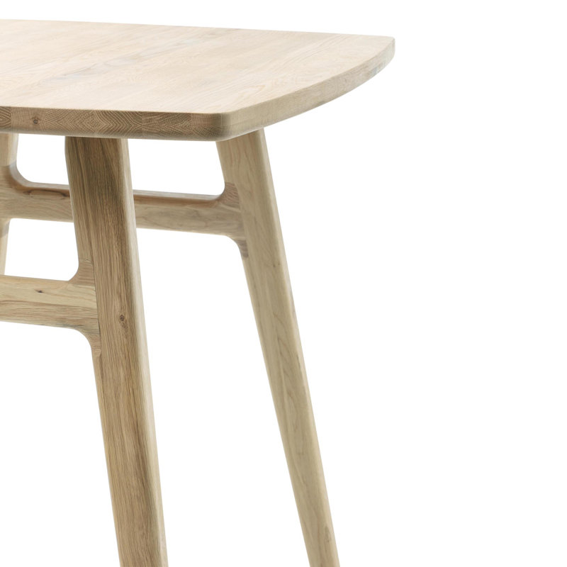 Oak Solid Wood Dining Table, 36.2" W x 55.12" L
